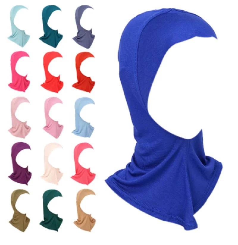 Sous-écharpe capuchon intérieur os Bonnet Hijab Turban Modal extensible couverture complète cou femm