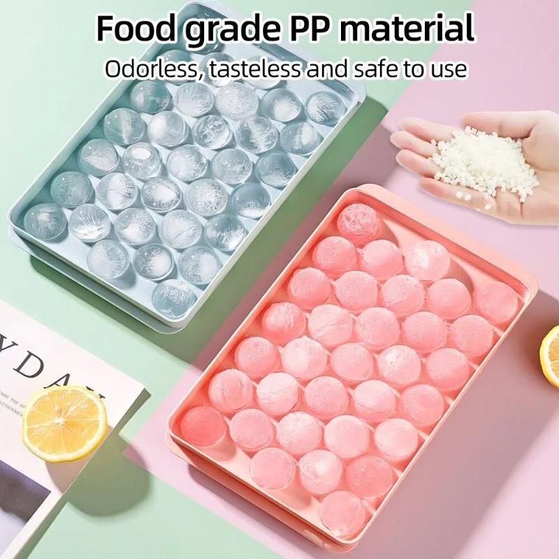 33 glace Boll Hockey PP moule congelé whisky balle Popsicle glaçon plateau boîte sucette faisant cad