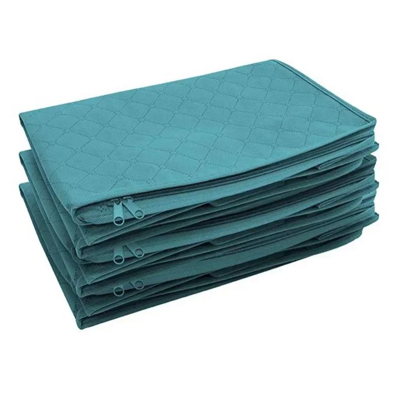 Boîte De rangement De vêtements De grande capacité, pliable, en tissu Non tissé, pour couettes, étui