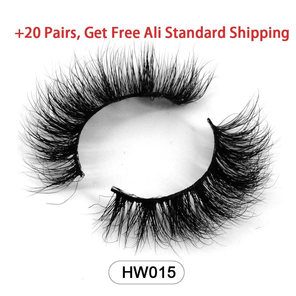 Livraison directe en gros naturel vaporeux 3d vison faux cils maquillage vison faux cils avec bande 
