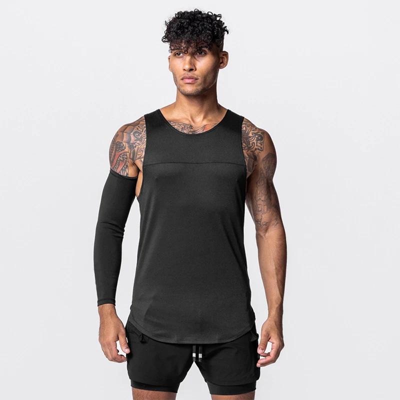Gilet musculation sans manches homme ADED - Vêtement entraînement haute performance force conditionnement