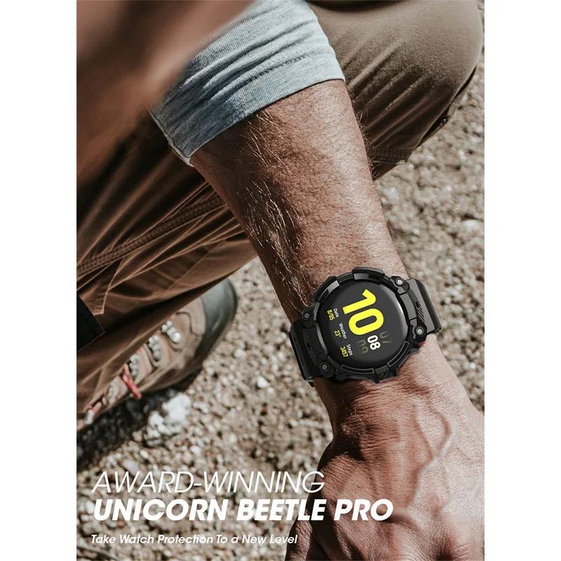 Boîtier de montre pour Galaxy Watch 6/5/4 [44 mm] SUPCASE UB Pro Housse de protection robuste avec b