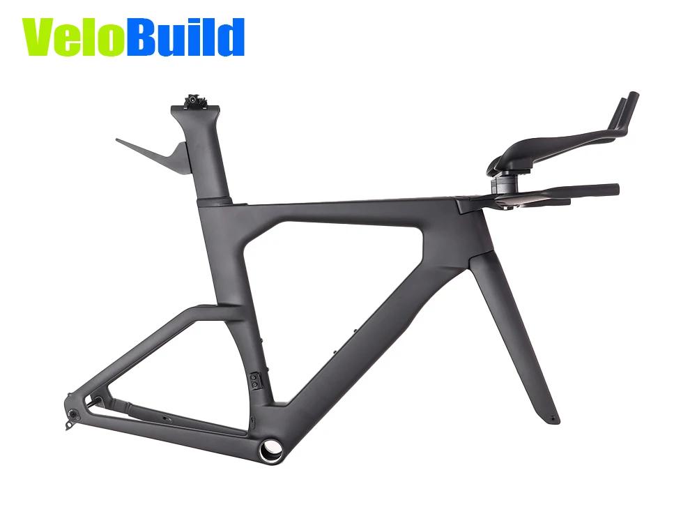 VeloBuild nouveau cadre de contre-la-montre en Fiber de carbone T47 disque cadre de vélo TT en carbo
