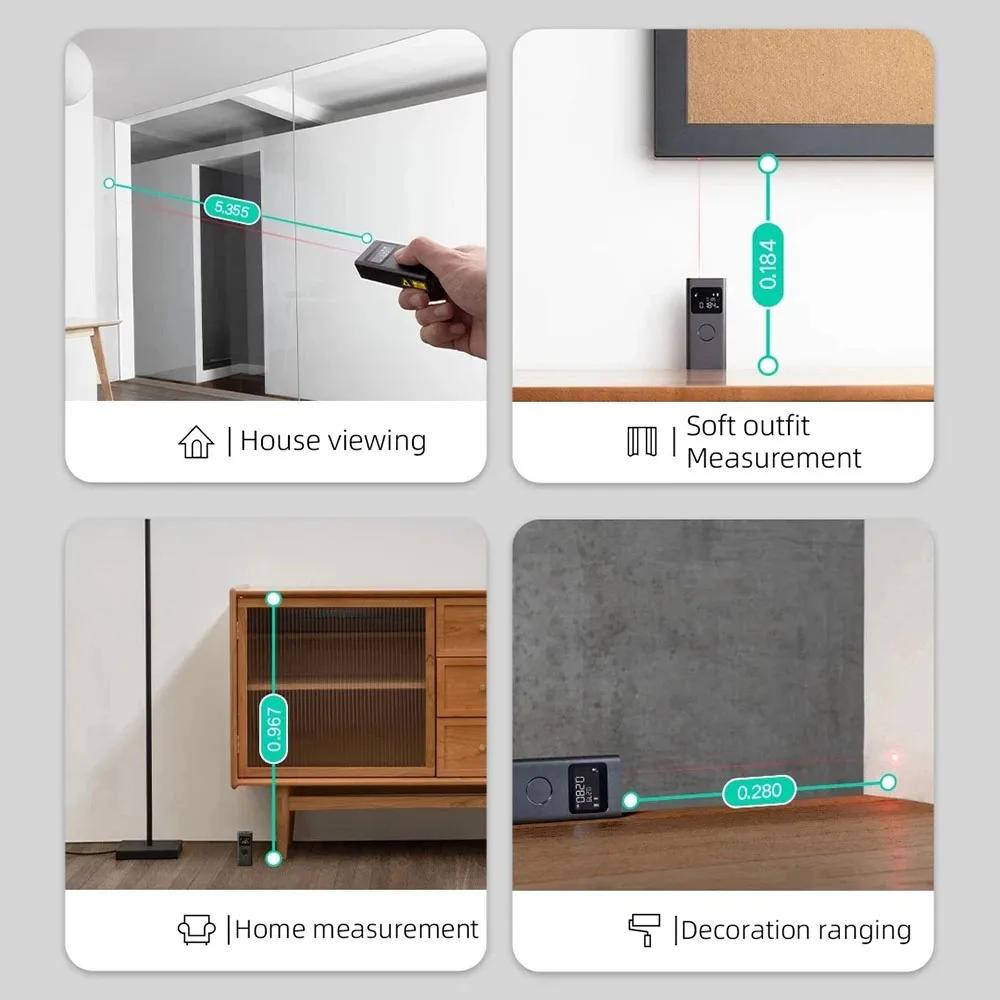 Xiaomi Mijia télémètre Laser intelligent télémètre en temps réel affichage LCD télémètre Laser ruban