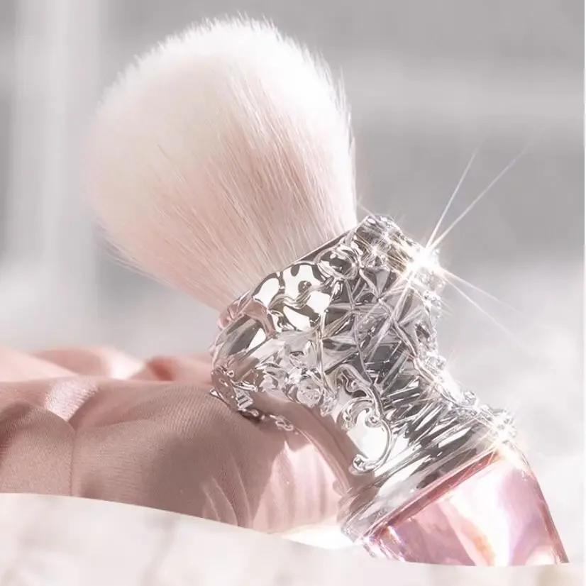 Flower Knows Swan Ballet Blush laine brosse poudre minérale bronzant Contour pinceaux de maquillage 