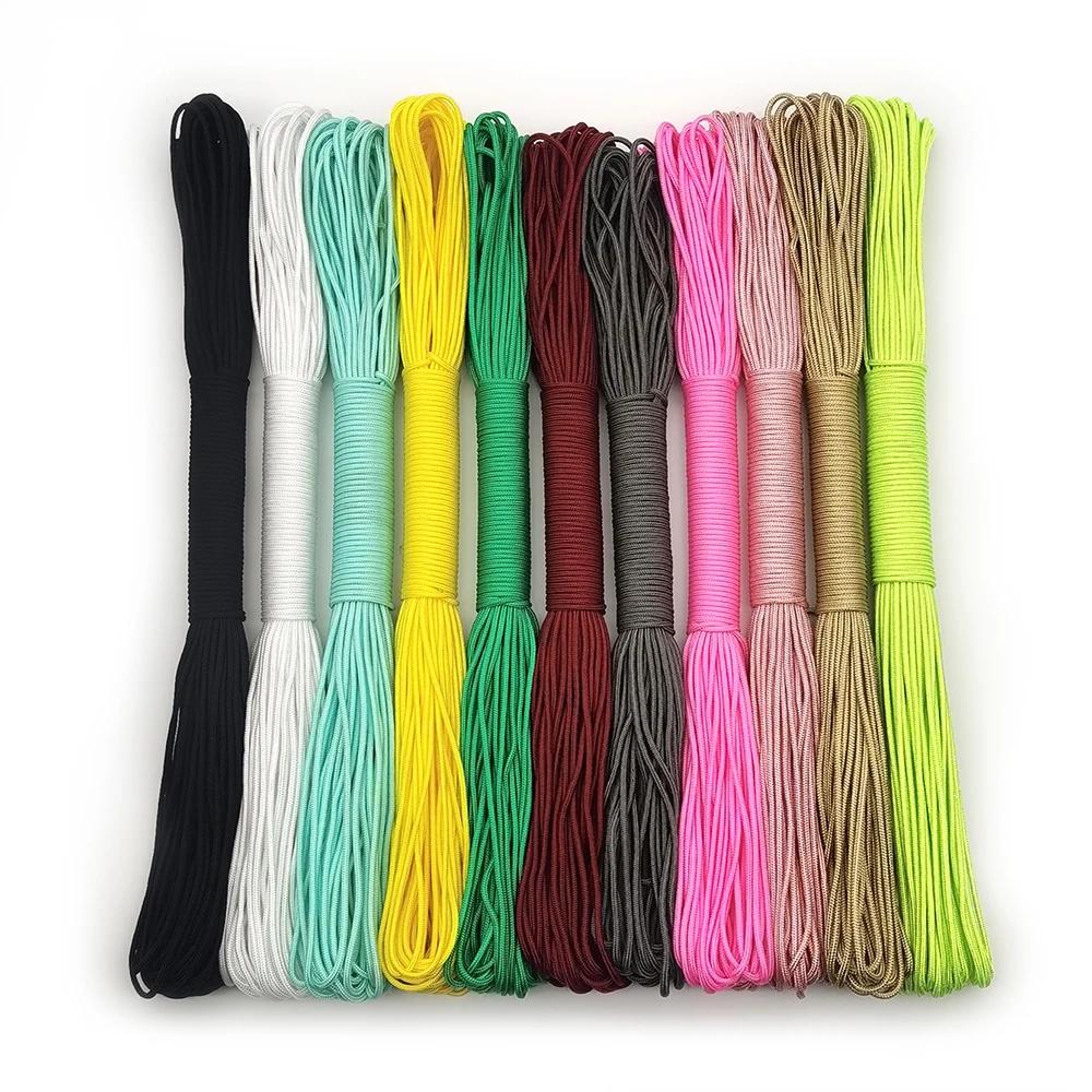 Diamètre 2mm 100 mètres corde rouge profond corde de Parachute lanière corde escalade Camping équipe