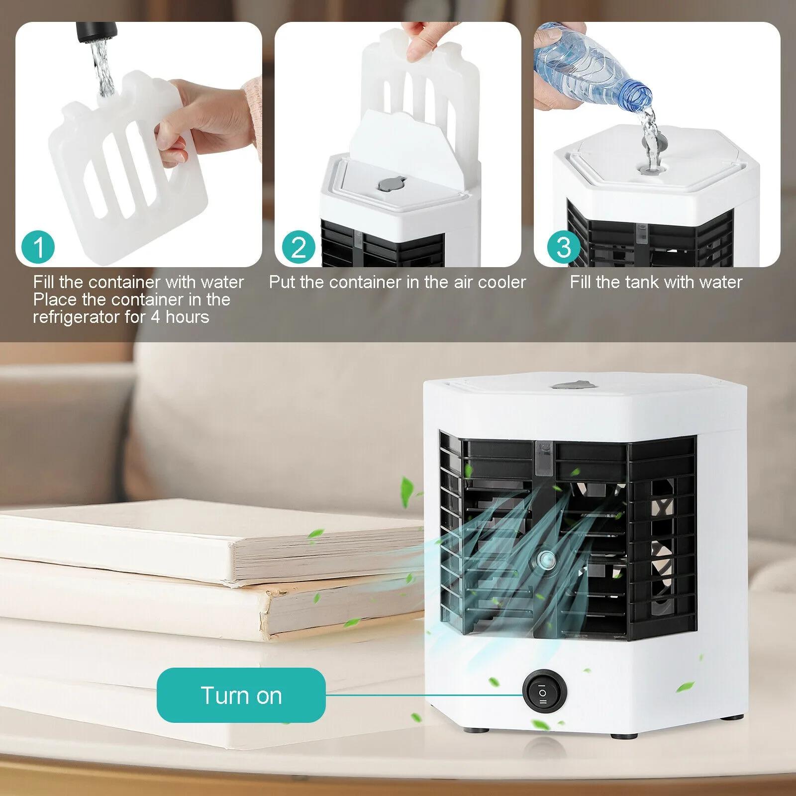 Ventilateur de table USB portable, petit ventilateur pour bureau, ventilateur de refroidissement per