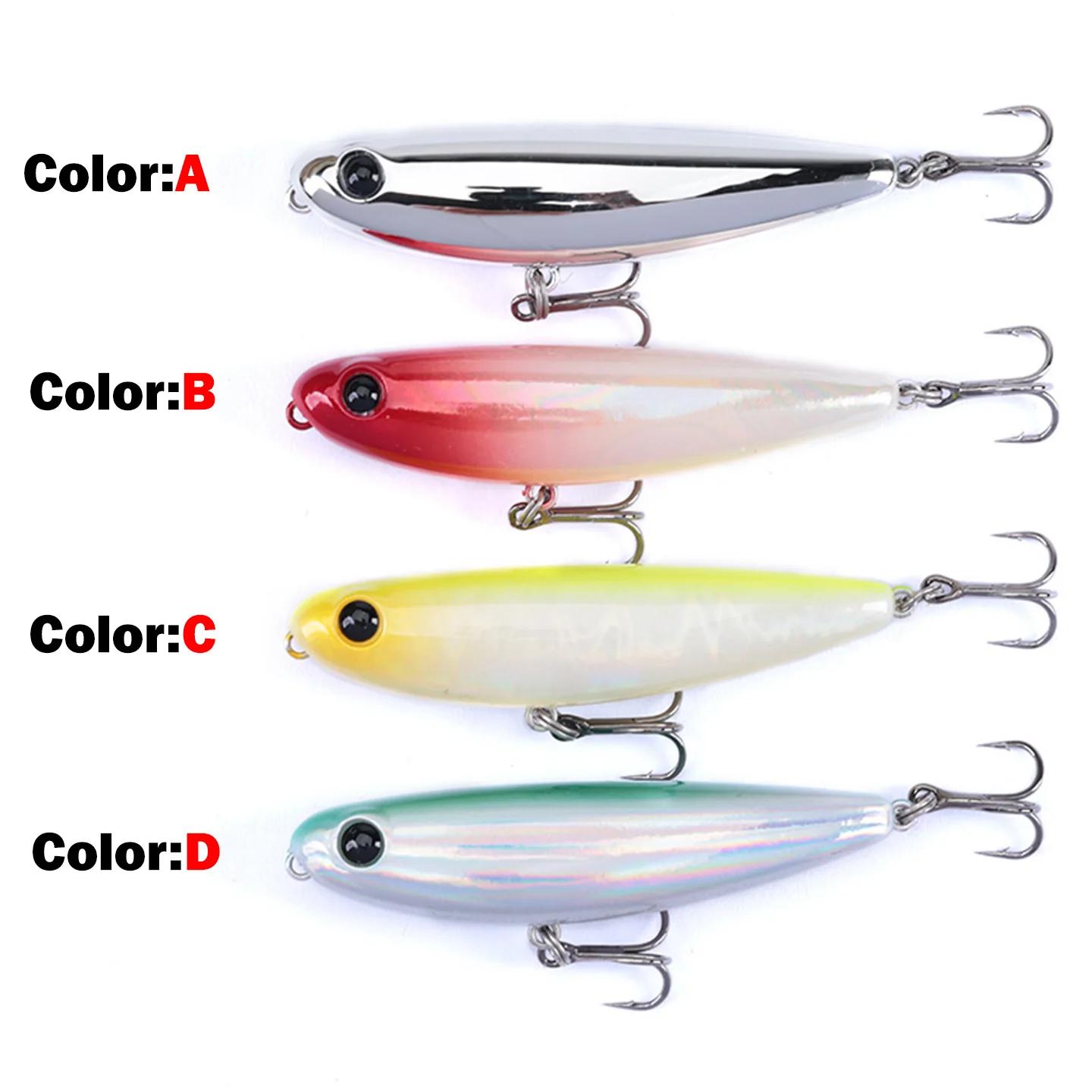 OUTKIT leurre de pêche crayon flottant StickBait leurre 4.5/2.8g Wobblers Topwater manivelle leurres