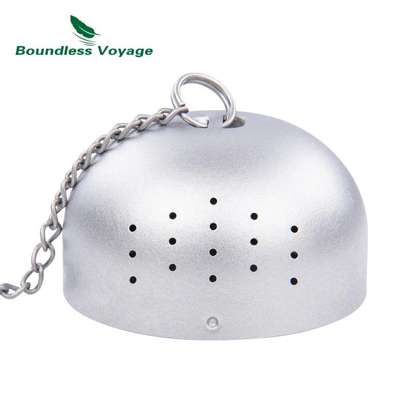 Infuseur à thé en titane, Voyage sans limite, filtre à thé, boule de thé, infuseur pour thé en vrac,