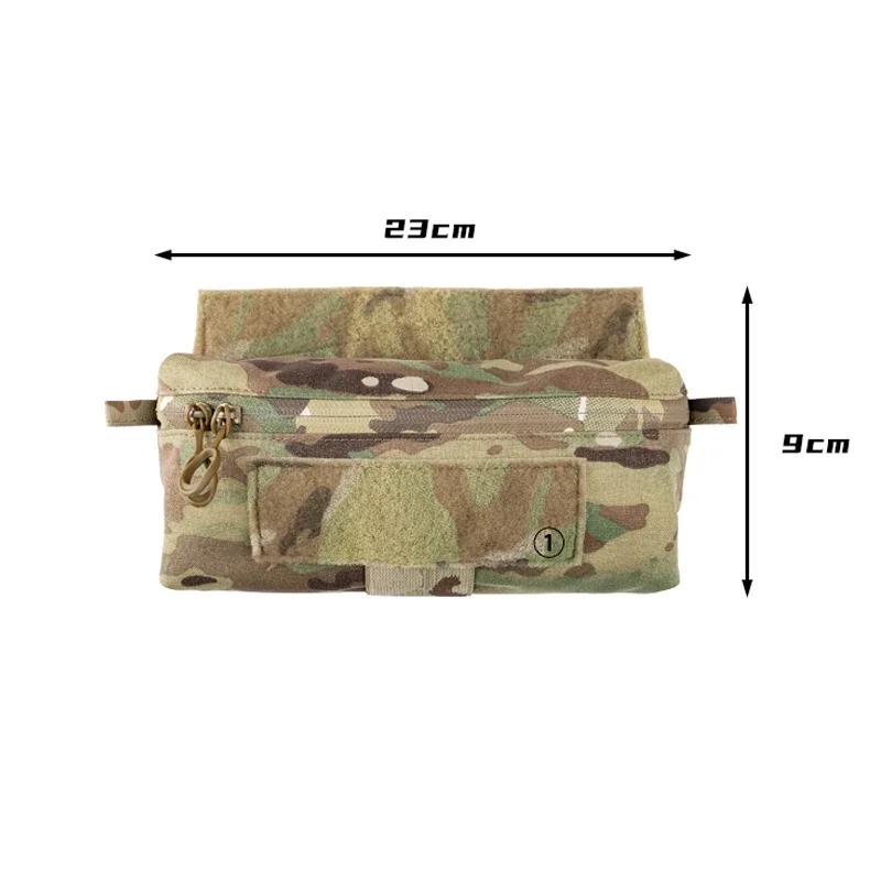 Pochette de suspension tactique, Mini pochette de décharge abdominale, sac banane JPC CPC LBT D3CR M