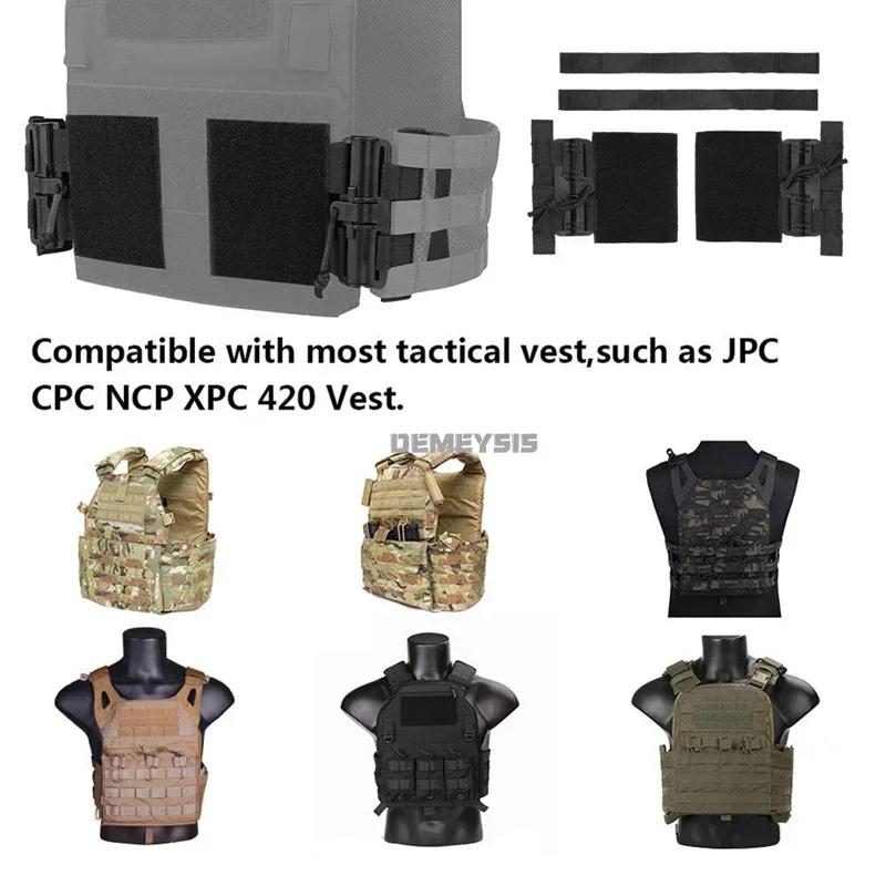 Ensemble de boucles de gilet tactique à retrait rapide, Kit de système de dégagement rapide Durable 