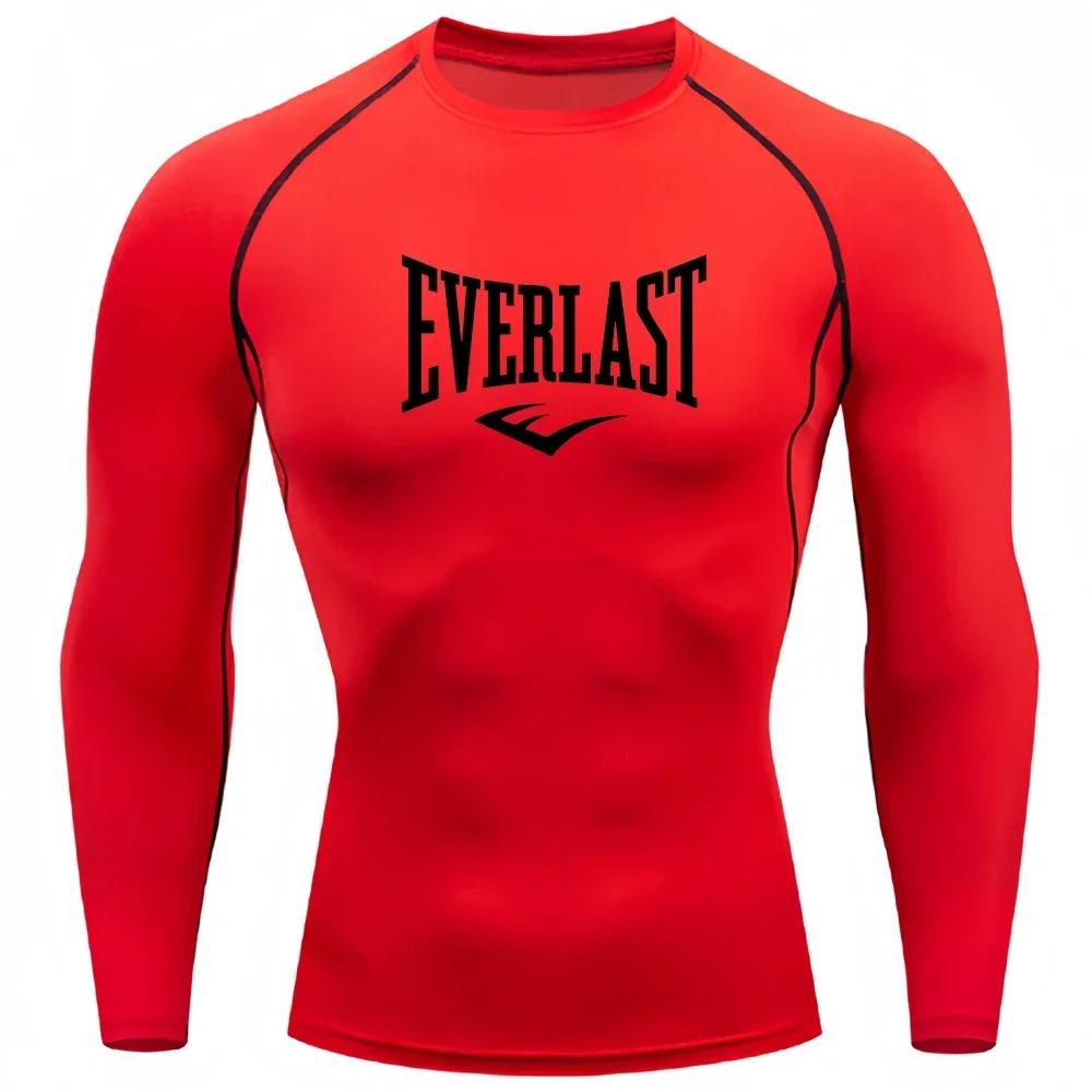 Chemises de Compression pour hommes, manches longues, couche de Base, t-shirts d'entraînement à séch