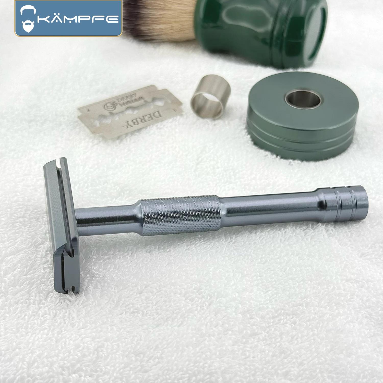 KAMPFE A99 Attack 30 °   Rasoir de sécurité double face en alliage d'aluminium gravé CNC à angle de 