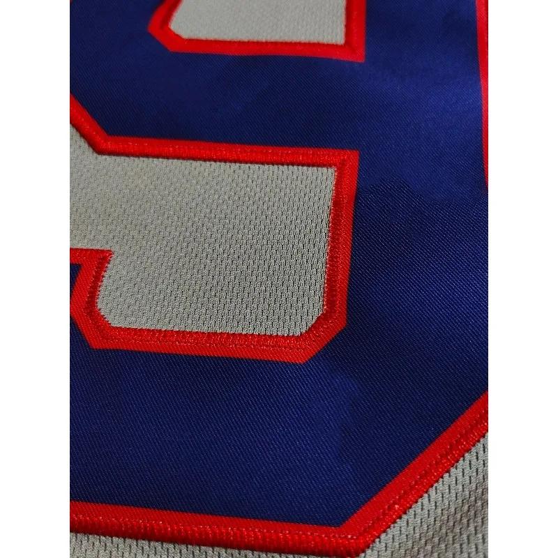 Maillot de film Ricky Vaughn pour hommes, maillots de baseball pour fans de sport cousus Hip Hop des