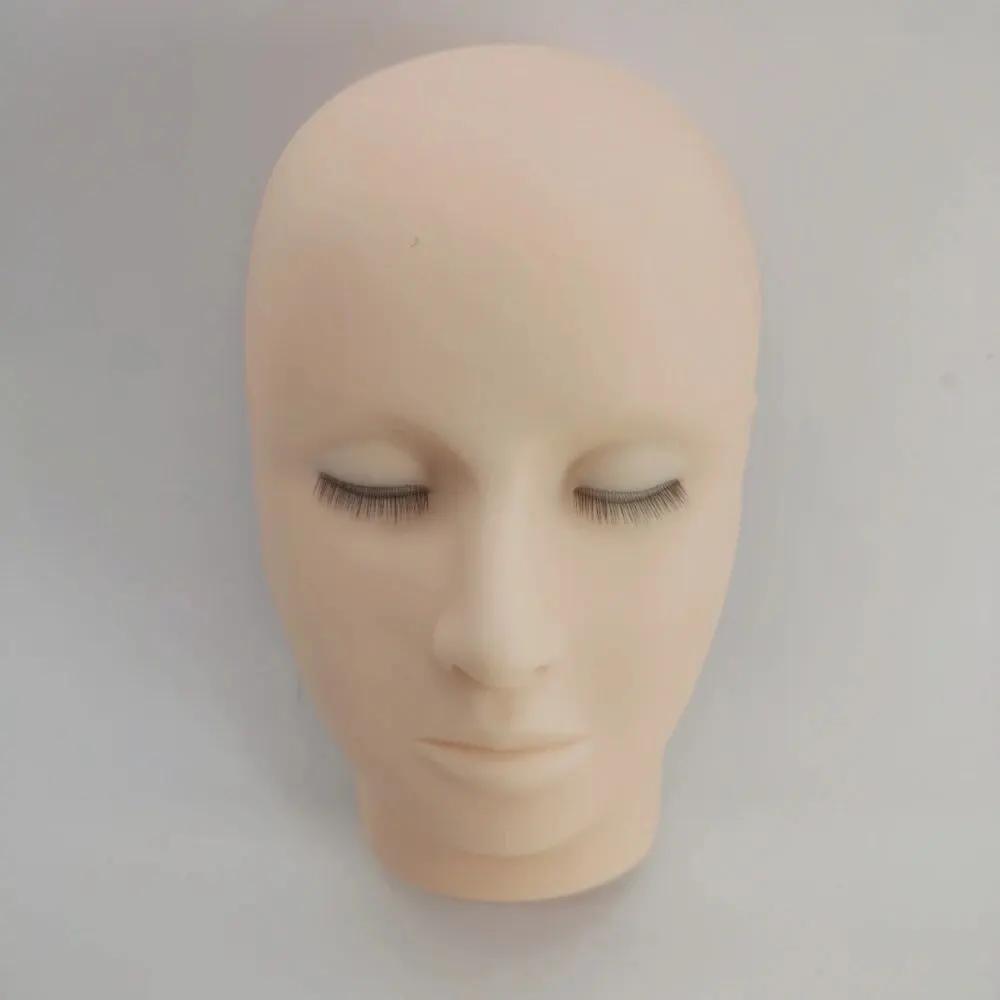 Tête de Mannequin 4D pour la Pratique de l'Extension des Cils, Outils de Formation au Greffage avec 
