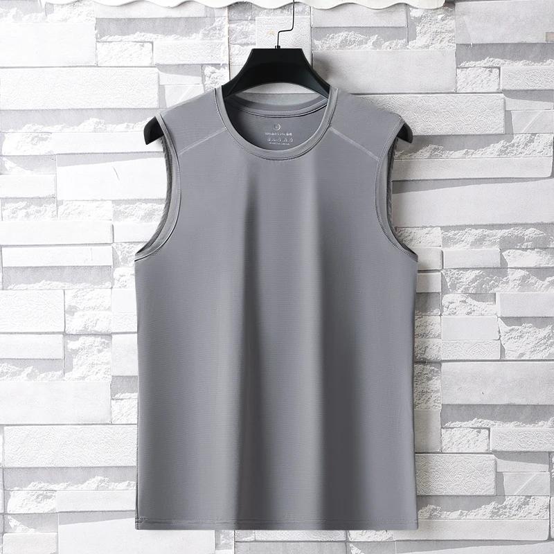 T-shirt d'été Ice inj pour homme, haut doux et confortable, respirant et absorbant la transpiration,