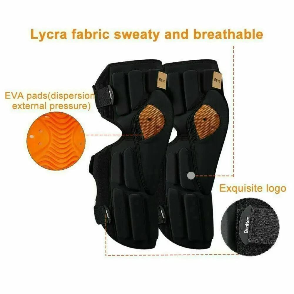 Benken genouillère coudières Kit cyclisme moto Ski rodilleras Absorption des chocs pour équipement d