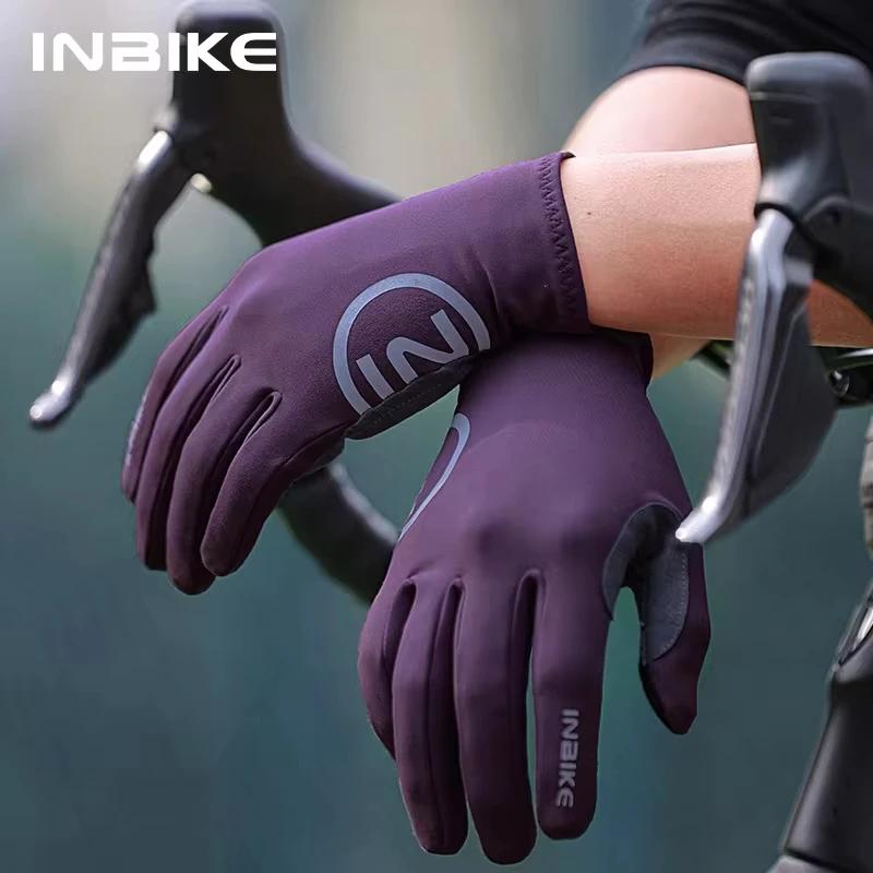 INBIKE 2024 gants de cyclisme Gel rembourré pour hommes automne hiver polaire gants de vélo de route