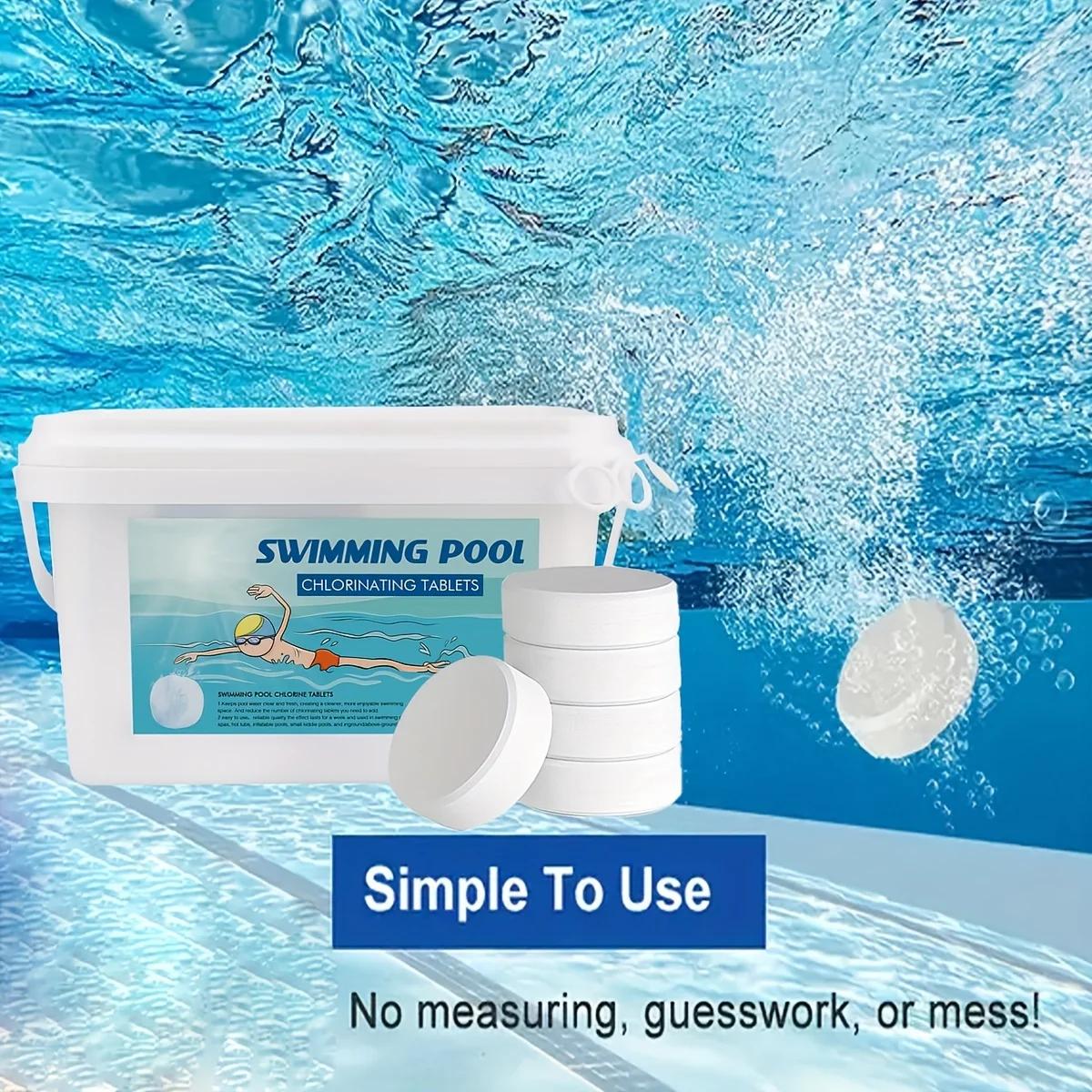 Comprimés combinés de purification de piscine, 20lb, 3 pouces, soins de piscine
