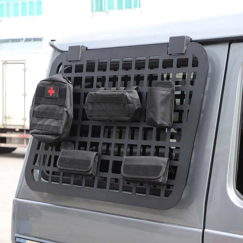 Kit de rangement pour lunette arrière tout-terrain en alliage, étagère à outils pour Mercedes Benz C