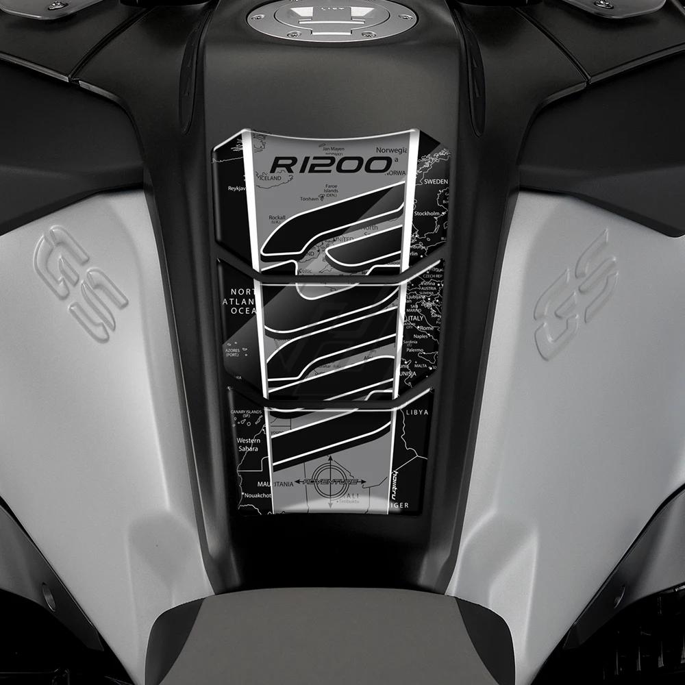 Autocollant de protection de tampon de réservoir de moto, autocollant en os de poisson pour BMW R 12