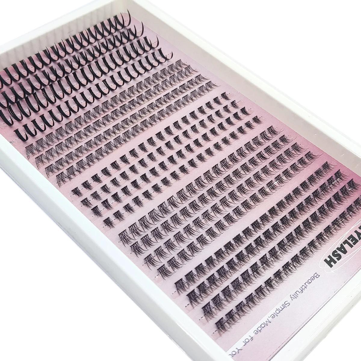 20 rangées de cils inférieurs et grappes de cils pointues grappes de cils simples grappes de cils po