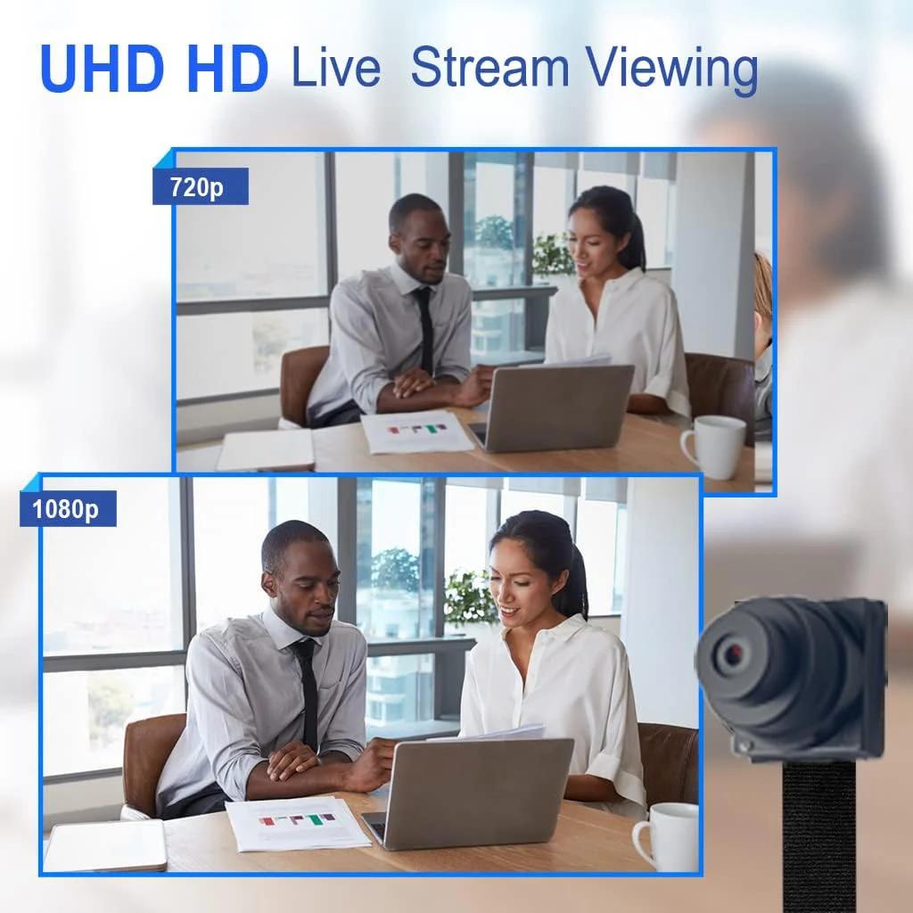 Tuya Full HD Mini caméra de sécurité sans fil bricolage 115 ° Alarme automatique de détection de m