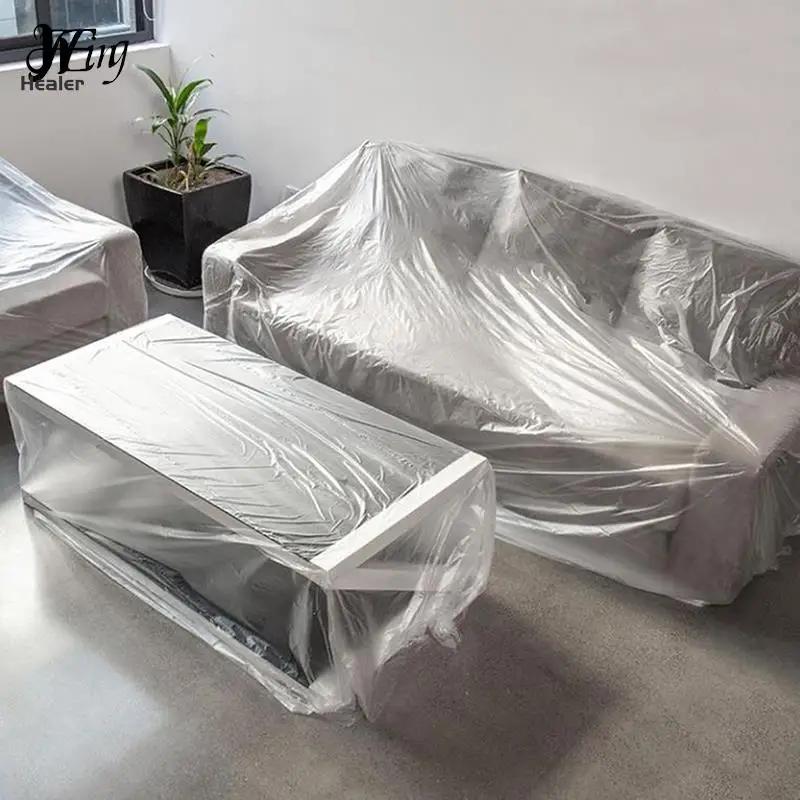 Juste anti-poussière imperméable pour meubles en plastique, housse anti-poussière pour voiture, lit,