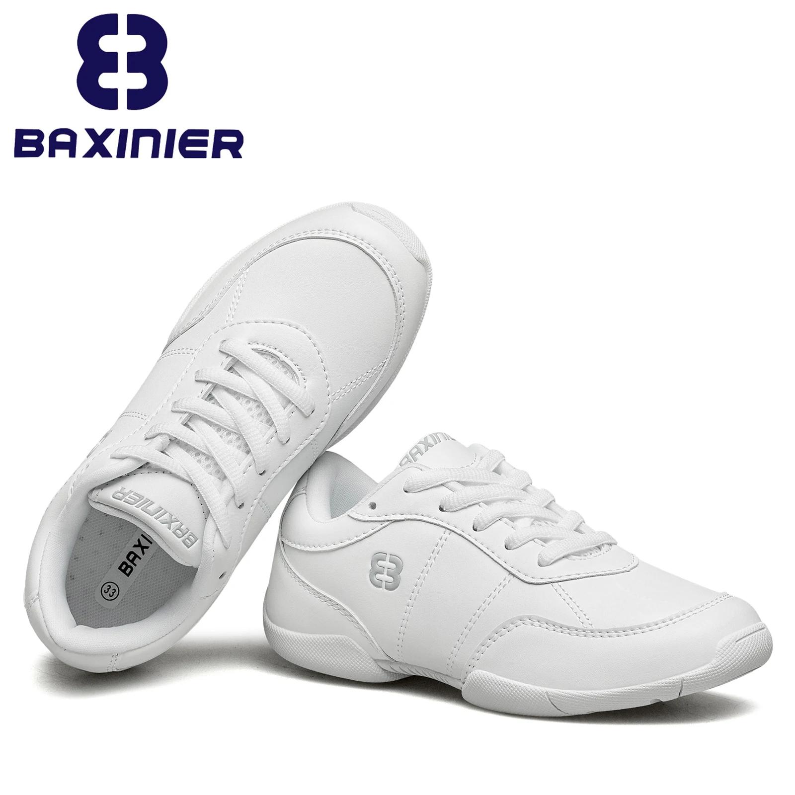 Chaussures de pom-pom girl blanches pour filles, baskets légères de compétition de joie pour jeunes,