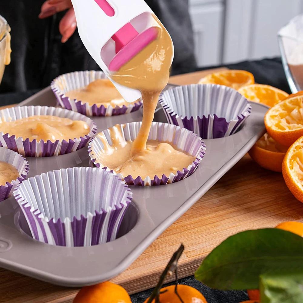 Cuillère distributrice de pâte à gâteau, distributeur de farine, outils de cuisson, accessoires de c