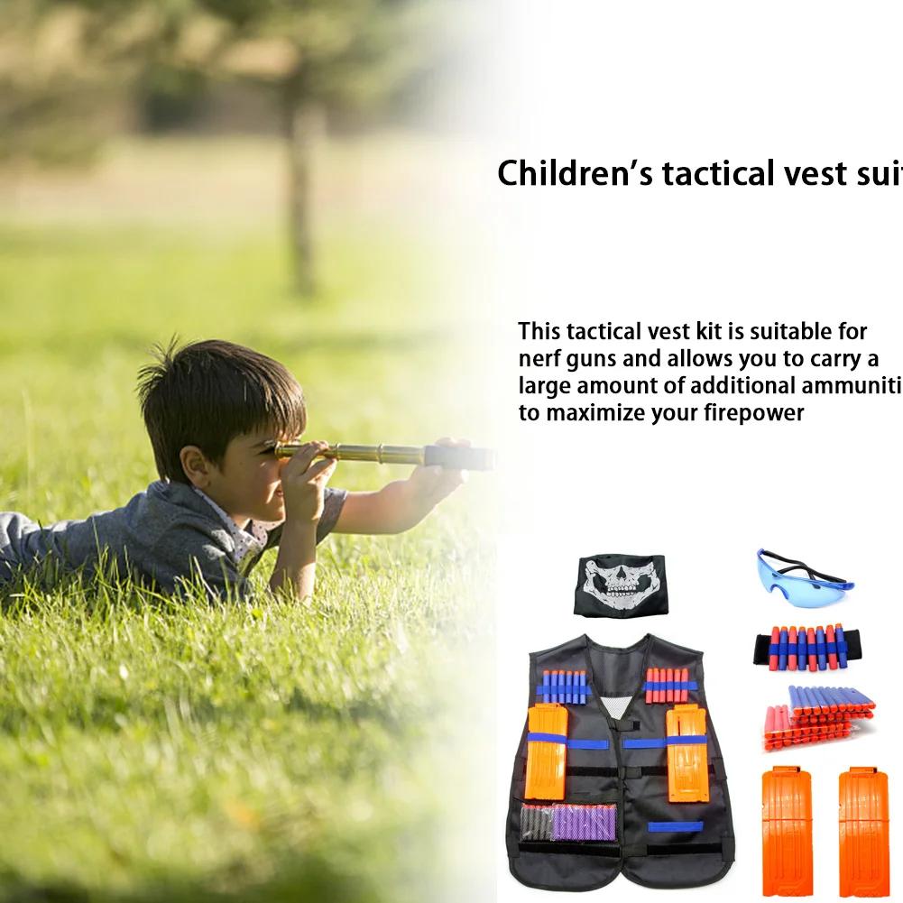 Kit de Support Dulglaseimed avec Balles pour Enfants - Jeu Plein Air Nerf N-Strike Elite