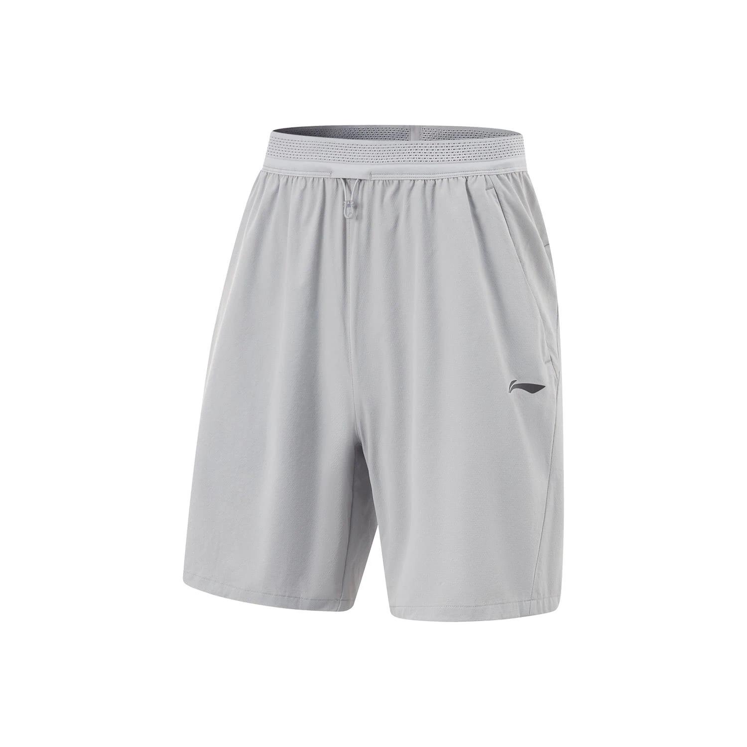 Short d'entraînement Li-ning AT DRY FREEZE pour hommes - Polyamide respirant coupe régulière bas de sport AKSV121