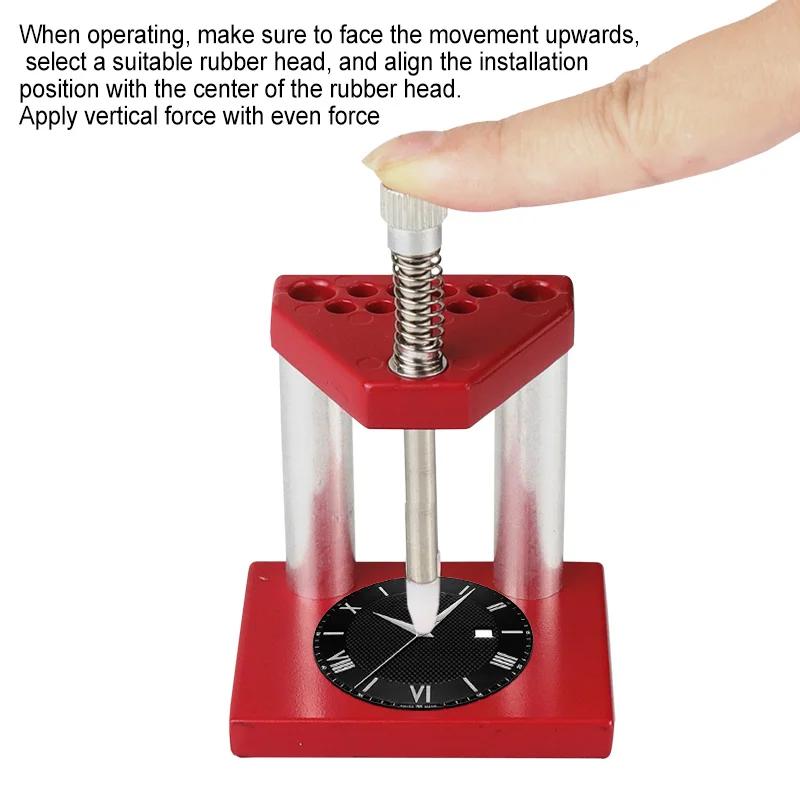 1 ensemble de Machine à chargement d'aiguilles de montre, dispositif de réparation de montres, aigui