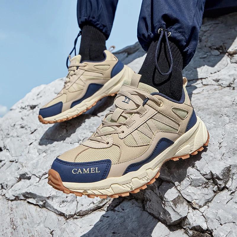 GOLDEN CAMEL – chaussures de randonnée antidérapantes pour hommes et femmes, baskets d'extérieur, de