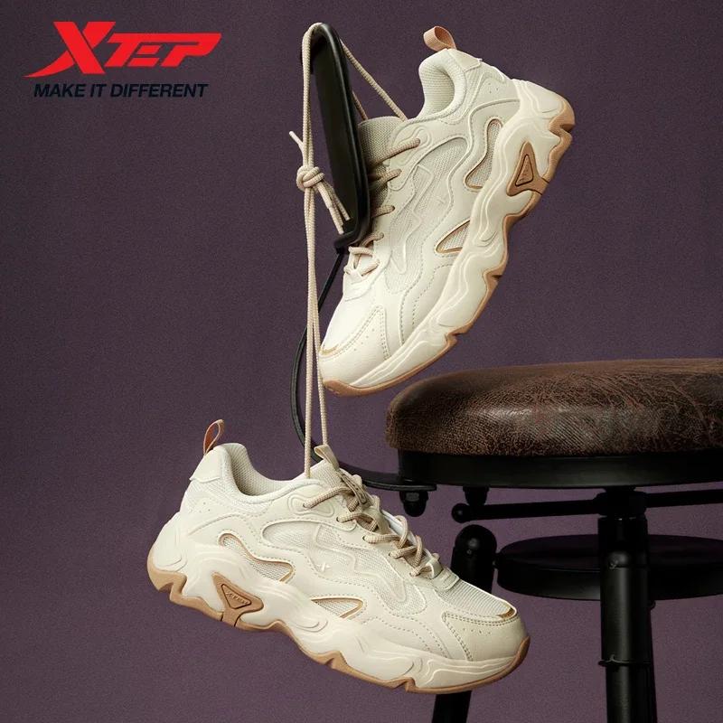 Xtep Youmu chaussures décontractées pour femmes 2025 été léger respirant à semelles épaisses tout as