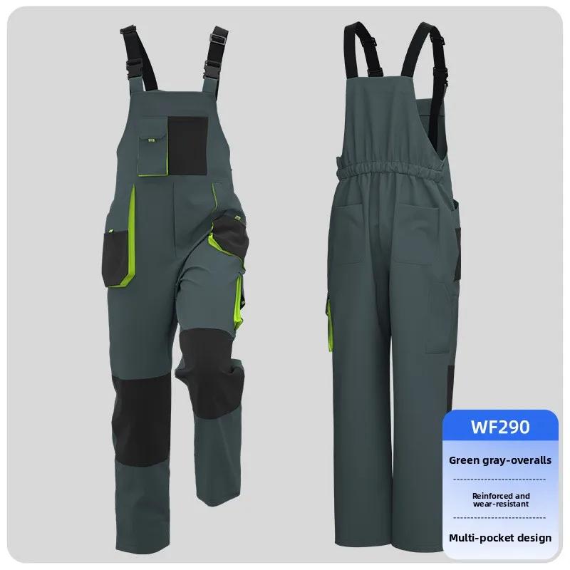Pantalon de travail avec Logo personnalisé pour les deux sexes, salopette à grandes poches, pantalon