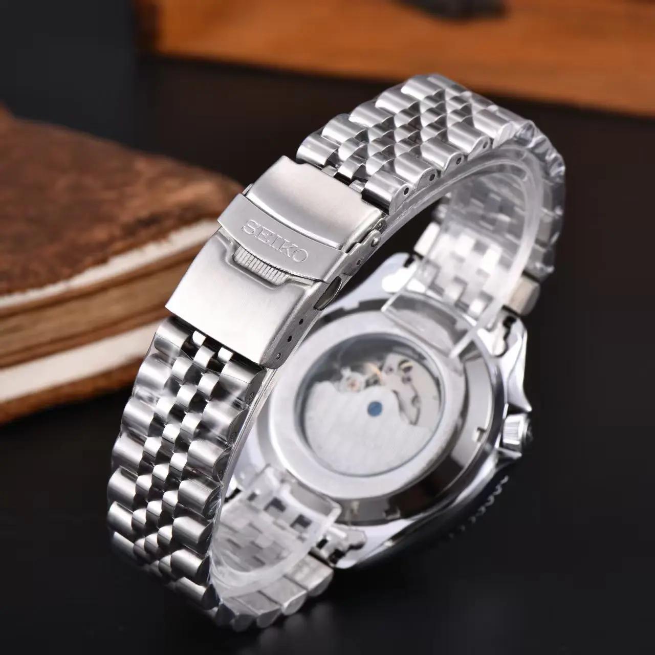 Montre mécanique automatique Seiko pour hommes et femmes, montre de couple, calendrier décontracté e