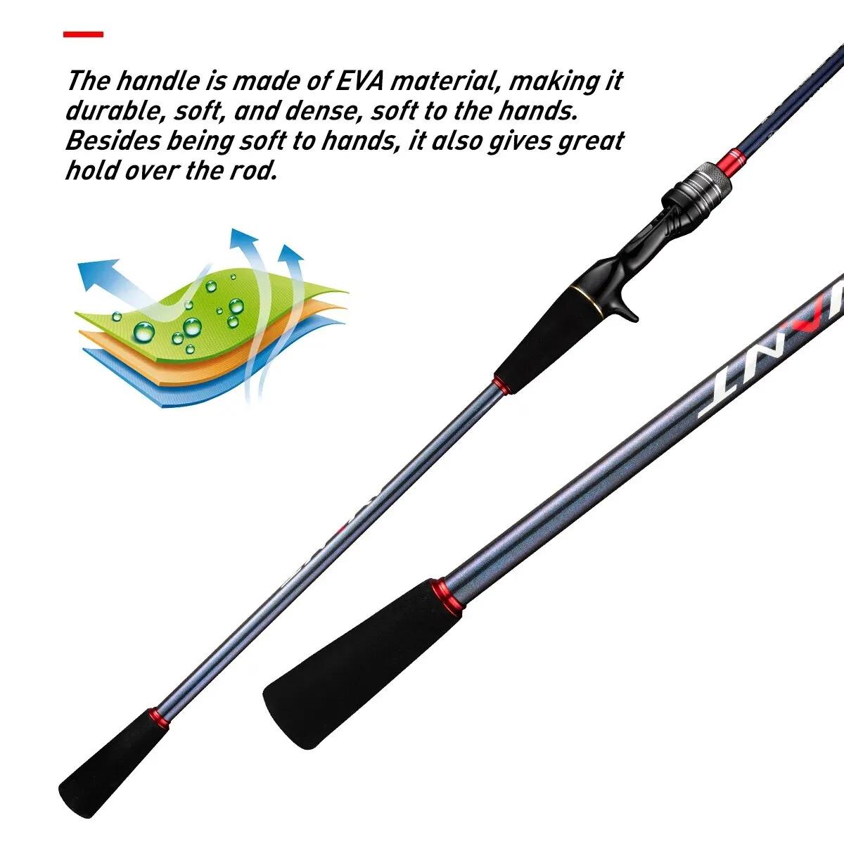 Canne à pêche coulée de calmar appât 20-80g/40-120g ML/M pointes Ultra légère en Fiber de carbone po