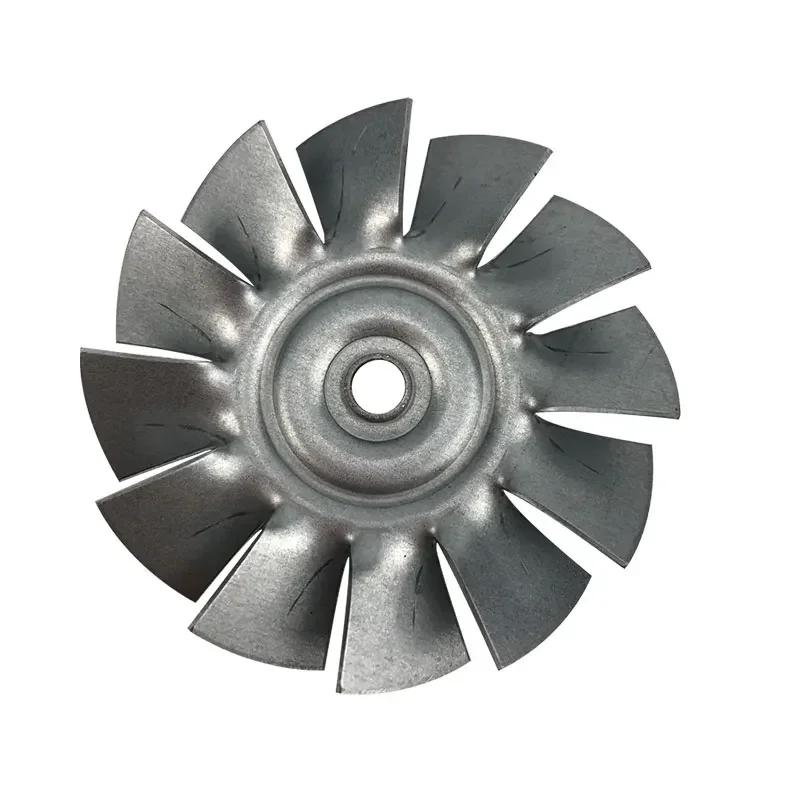 Lame de ventilateur d'aspirateur en aluminium, diamètre 61.4mm, turbine de refroidissement du moteur