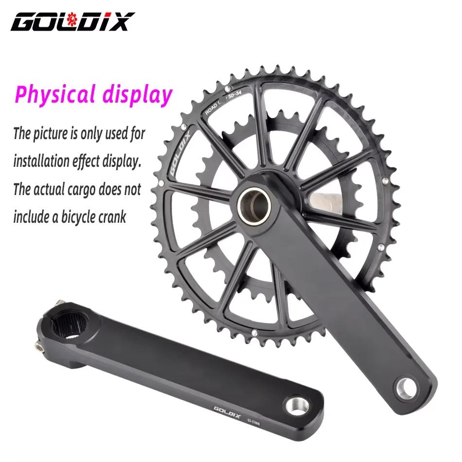 GOLDIX – Double plateau à 22/20 vitesses, 50-34T 52-36T 53-39T, roue à montage Direct pour manivelle