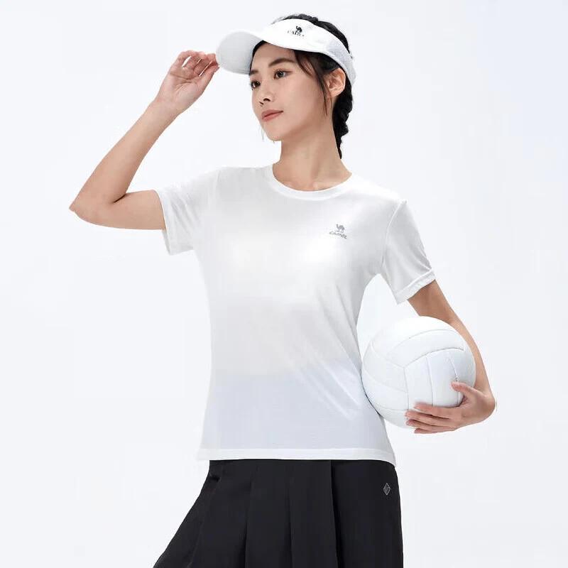 T-shirt sport femme GOLDEN CAMEL - Haut coton respirant à séchage rapide