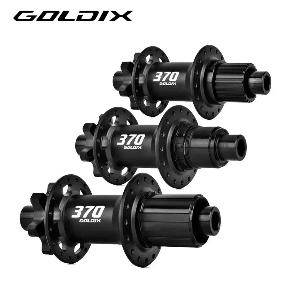 GOLDIX GDX370 32H moyeu de vélo roulement scellé frein à disque 6 boulons j-bend 32 trous cliquet 36