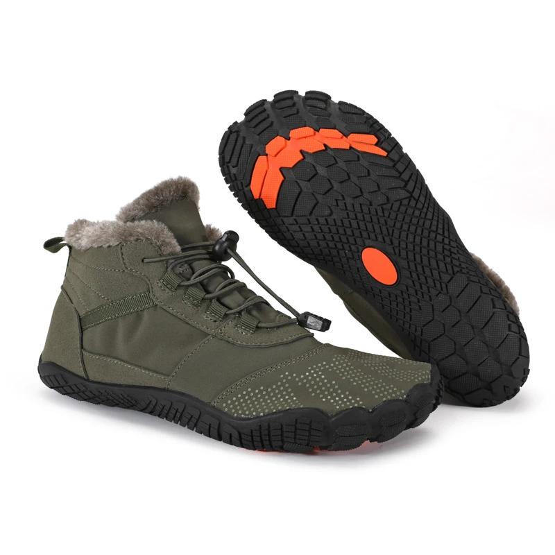 Nouvelles bottes d'hiver pour hommes femmes neige pieds nus chaussures décontractées chaussures de t