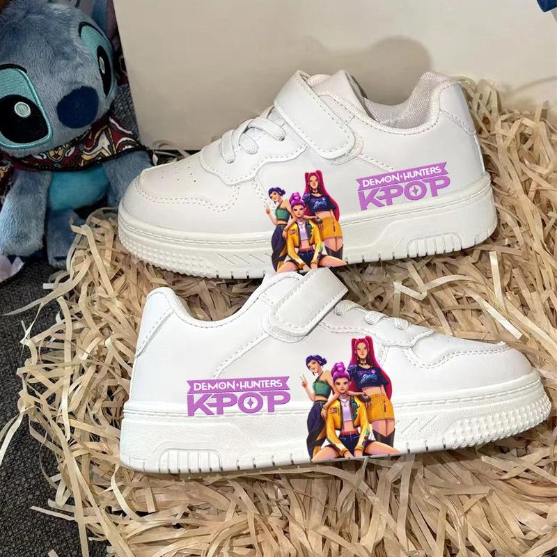 Chaussures décontractées KPOP pour enfants 2026 – Nouvelle collection de baskets blanches tendance p
