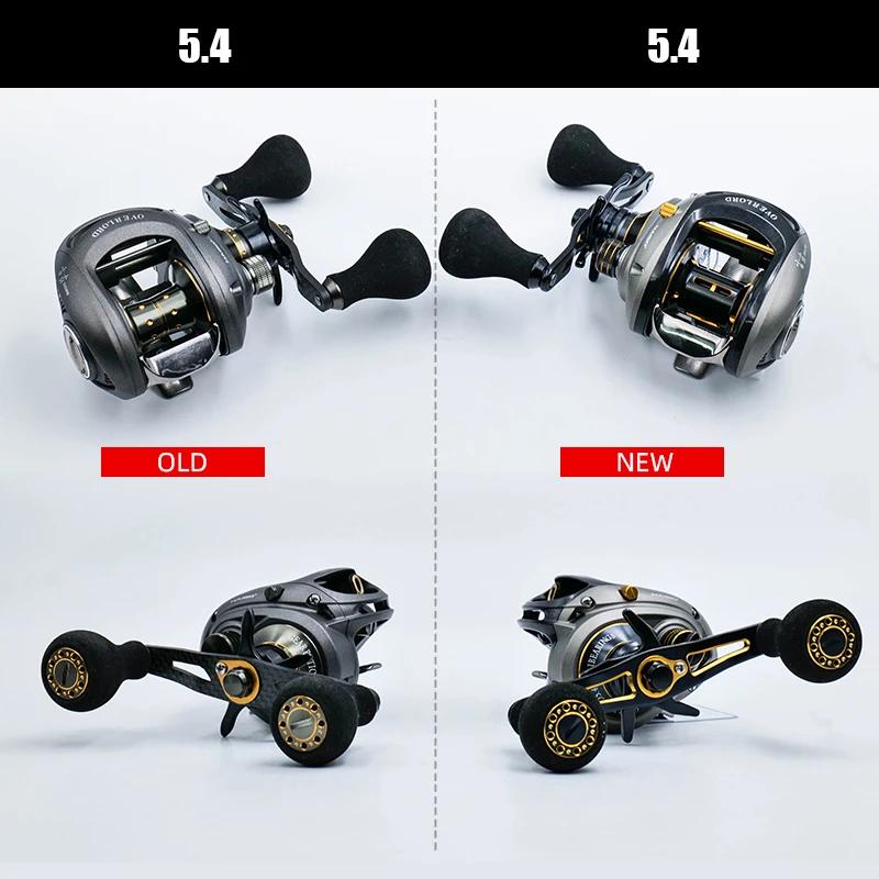 Haibo-Moulinet de pêche surchargé Baitcasting, 2020, 8B +, pratique 5.4:1-7.1:1, eau douce, mer, lon