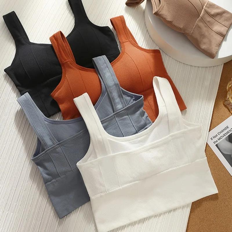 Soutien-gorge de sport femme anti-transpiration - Haut fitness sans coutures pour yoga et gym