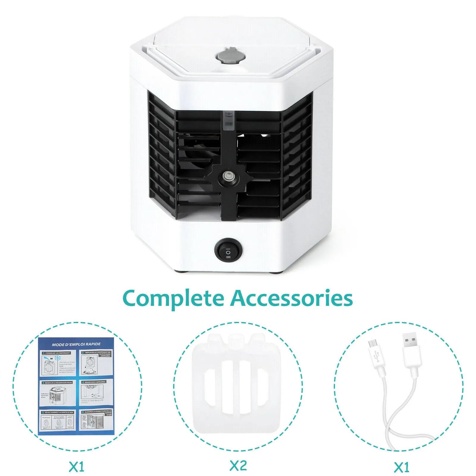 Ventilateur de table USB portable, petit ventilateur pour bureau, ventilateur de refroidissement per