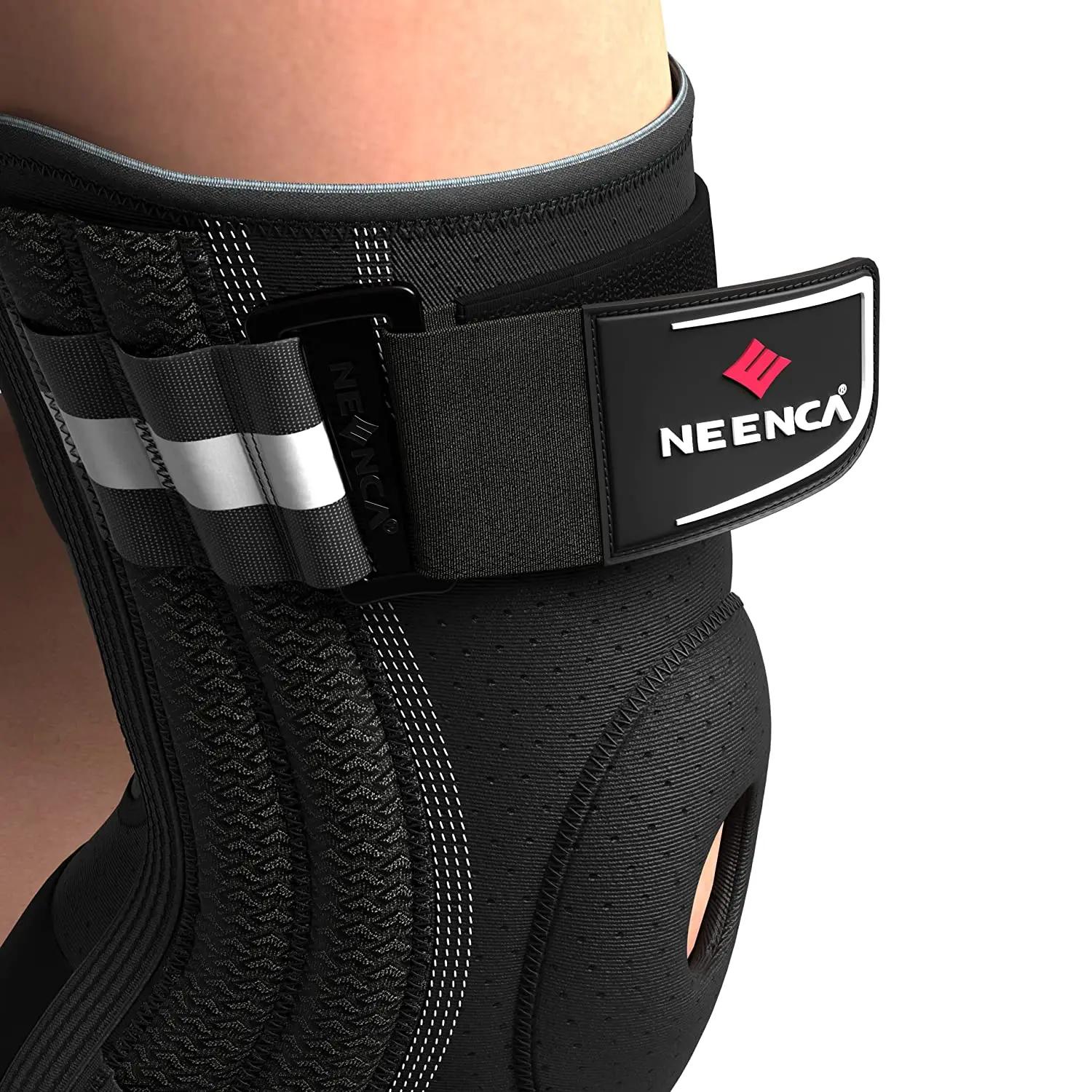 NEENCA genouillère pour douleur au genou avec coussinet de Gel rotulien et stabilisateurs latéraux s
