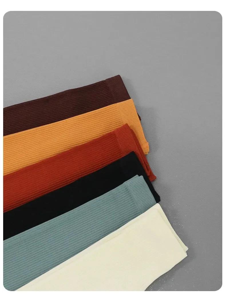 Pantalons de Yoga côtelés pour femmes, Leggings de gymnastique taille haute, collants de Sport, Fitn
