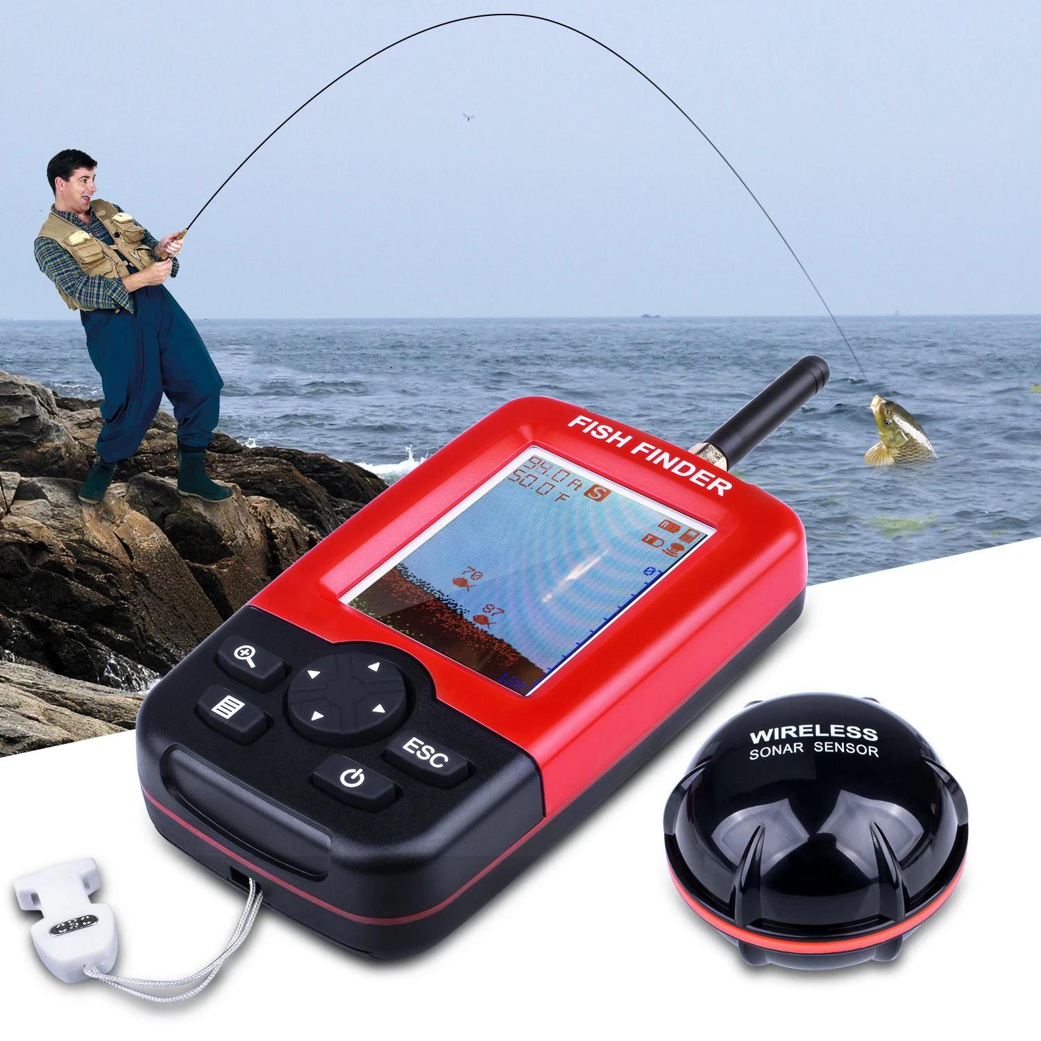 100M Portable Sonar détecteurs de poisson leurre de pêche écho sondeur détecteur de pêche alarme tra